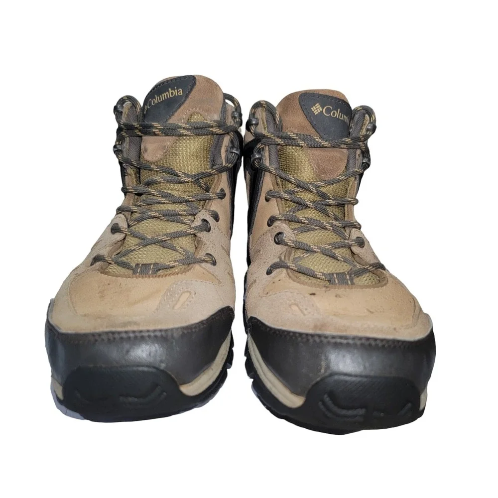 Columbia‎ Women's Shastalavista Mid Omni-Tech Brown Leather Hiking Boots Sz 8